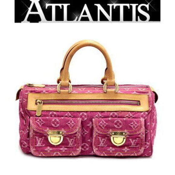 Louis Vuitton Handbags - Louis Vuitton Neo Speedy Handbag Monogram Denim Pink